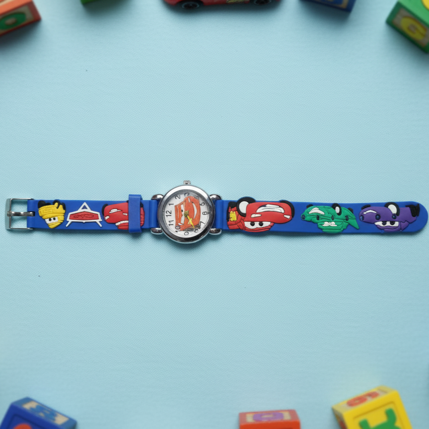 Lightning McQueen Analog Watch - Blue - Image 2