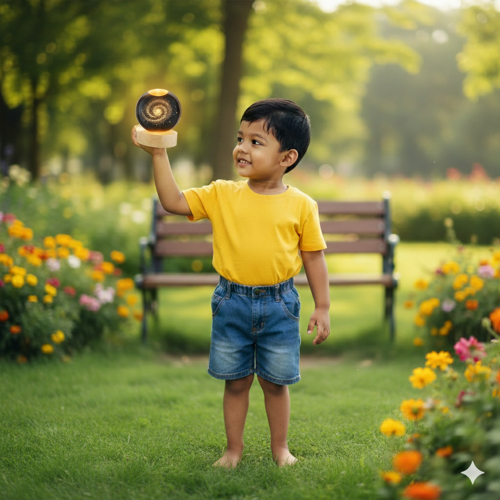 Crystal 3D Galaxy Light Lamp - Image 3
