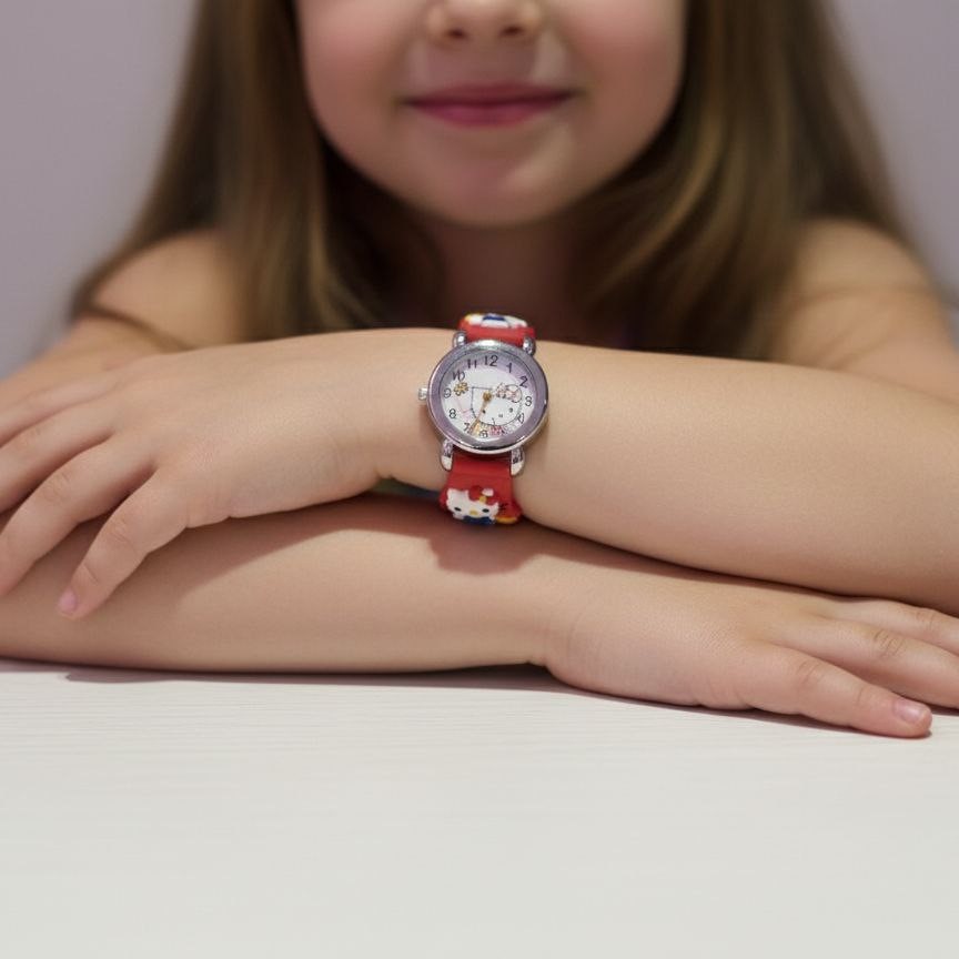 Hello Kitty Analog Watch - Red - Image 3