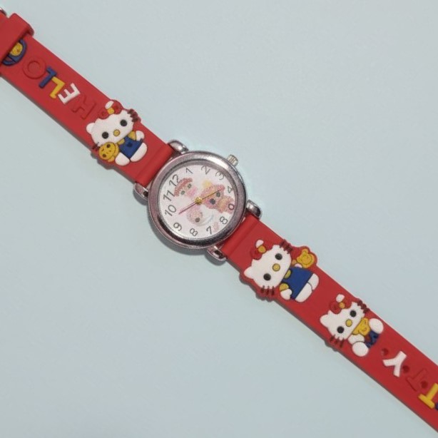 Hello Kitty Analog Watch - Red