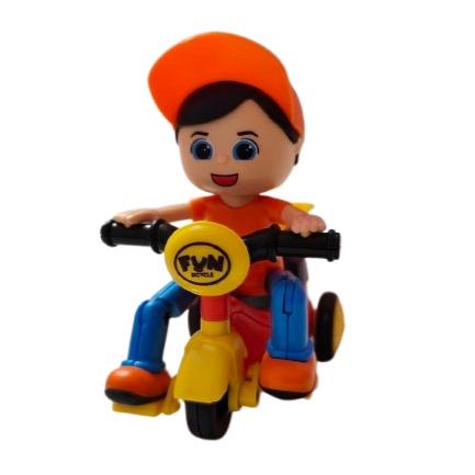 Fun Push & Go Bicycle Toy - Image 3