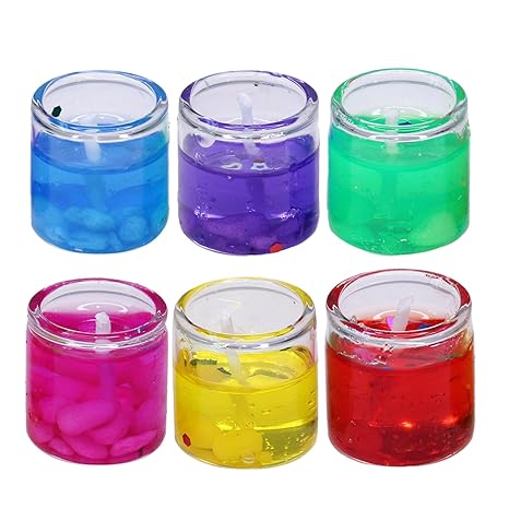 Mini 6 Glass Candles - Image 3