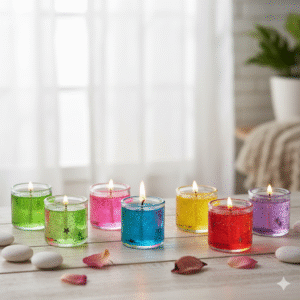 Mini 6 Glass Candles