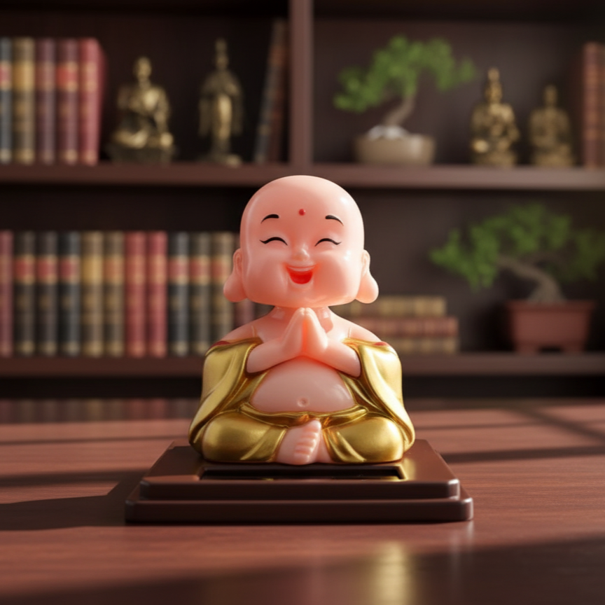 Little Monk of Joy Figurine