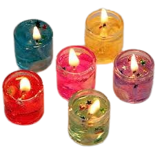 Mini 6 Glass Candles - Image 2